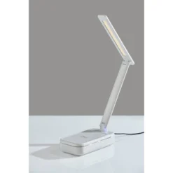 UV-C Sanitizing Table Lamp With Wireless Charging And Smart Switch White (Includes LED Light Bulb) - Adesso -Adesso Lighting Deals Store GUEST f242b6dd 5328 4e04 9ccd cf2a7217070c