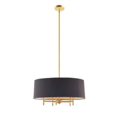Presidio 5-Light Black Drum Shade Chandelier Gold/Black - Hampton Hill 8 Presidio 5-Light Black Drum Shade Chandelier Gold/Black - Hampton Hill -Adesso Lighting Deals Store GUEST f5a9d414 4f1c 469d ac0b 44c14c3e2b00