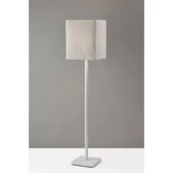 Estelle Floor Lamp Matte White - Adesso -Adesso Lighting Deals Store GUEST f9330b04 e1b4 40d9 98b5 e9e48200d3db