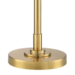 Possini Euro Design Kinsey Modern Torchiere Floor Lamp 72 1/2" Tall Brass Gold Metal Stone Pattern Crystal Glass Shade For Living Room Office House -Adesso Lighting Deals Store GUEST f975e817 5162 4026 aa58 a21f6192a5c8