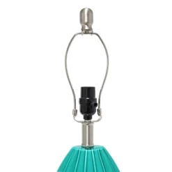 Pleated Table Lamp With Fabric Shade Teal - Lalia Home -Adesso Lighting Deals Store GUEST fa709f4f 52d4 4ebe 9244 94aef106e486