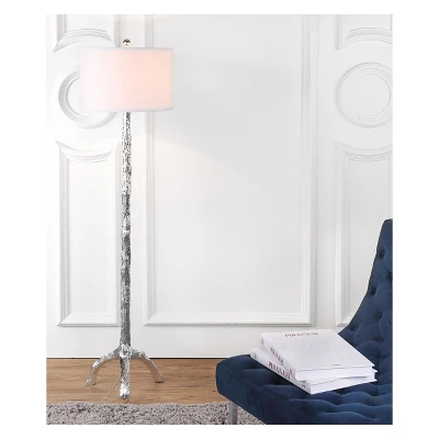 58" Branch Floor Lamp Silver (Includes CFL Light Bulb) - Safavieh 1 58" Branch Floor Lamp Silver (Includes CFL Light Bulb) - Safavieh