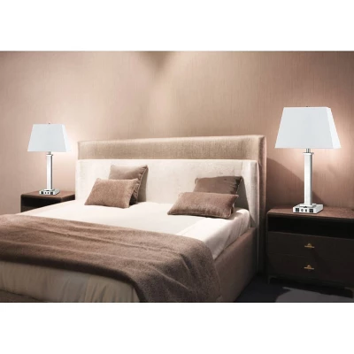 28" Metal Desk Lamp Brushed Steel - Cal Lighting 1 28" Metal Desk Lamp Brushed Steel - Cal Lighting